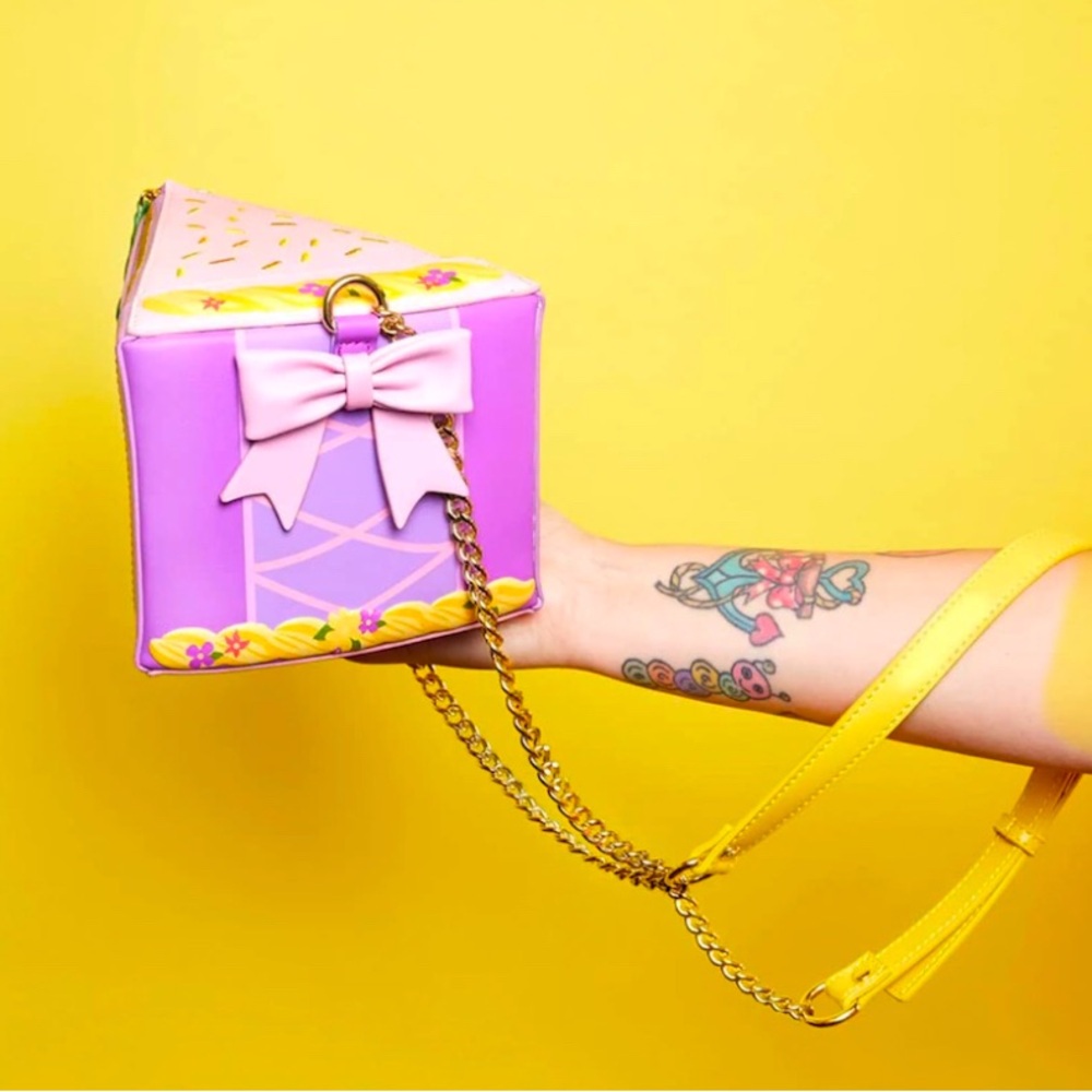 Loungefly Disney Tangled Cosplay Cake Crossbody Bag